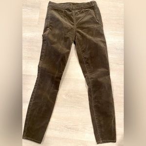 Gap 1969 Side Zip Velvet Crop